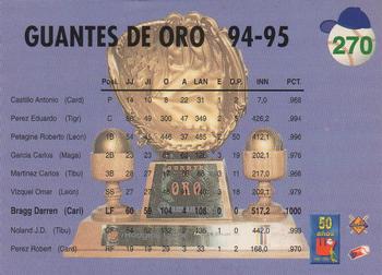 1995-96 Line Up Venezuelan Winter League #270 Darren Bragg Back