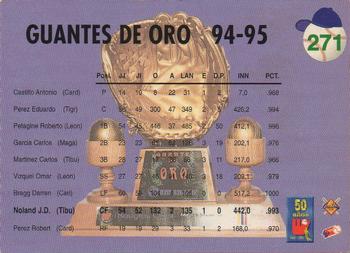 1995-96 Line Up Venezuelan Winter League #271 J.D. Noland Back