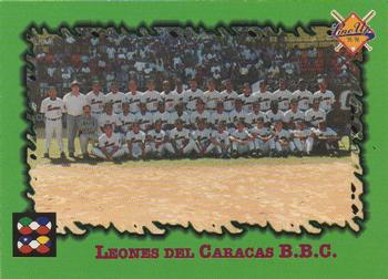 1995-96 Line Up Venezuelan Winter League #303 Leones Del Caracas B.B.C. Front