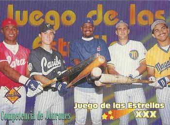 1996-97 Line Up Venezuelan Winter League #270 J.E. Jonrrones / Umpires Front