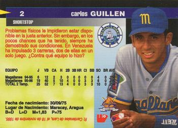 1997-98 Line Up Venezuelan Winter League #2 Carlos Guillen Back