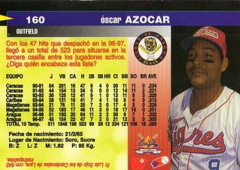 1997-98 Line Up Venezuelan Winter League #160 Oscar Azocar Back