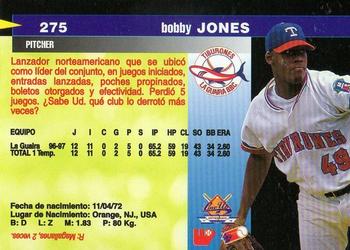 1997-98 Line Up Venezuelan Winter League #275 Bobby Jones Back
