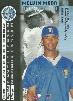 1998-99 Line Up Venezuelan Winter League #84 Melvin Mora Back
