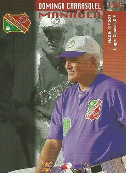 1998-99 Line Up Venezuelan Winter League #185 Domingo Carrasquel Back