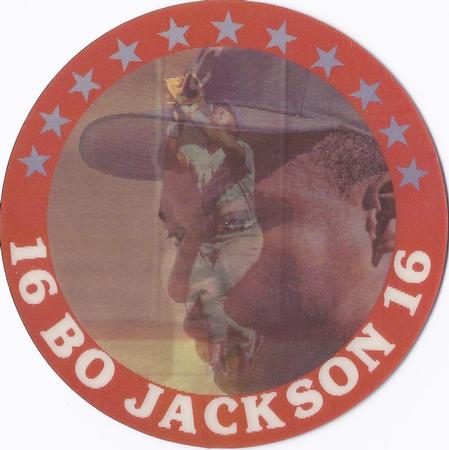 1987 Sportflics - Superstar Discs #16 Bo Jackson Front