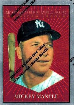 1997 Topps - Mickey Mantle Commemorative Reprints Finest #31 Mickey Mantle Front