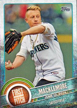 2015 Topps - First Pitch #FP-12 Macklemore Front