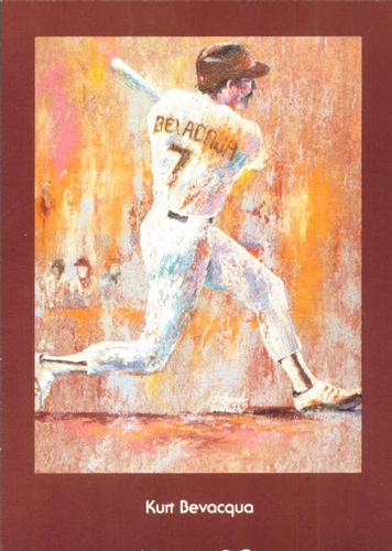 1985 Wallich Enterprises San Diego Padres Postcards #NNO Kurt Bevacqua Front