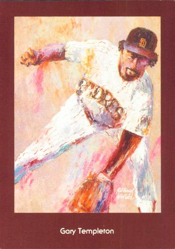 1985 Wallich Enterprises San Diego Padres Postcards #NNO Garry Templeton Front