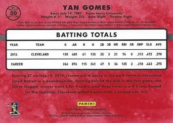 2015 Donruss #80 Yan Gomes Back