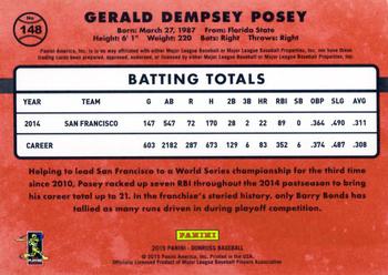 2015 Donruss #148 Buster Posey Back