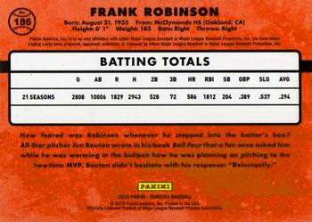 2015 Donruss #186 Frank Robinson Back
