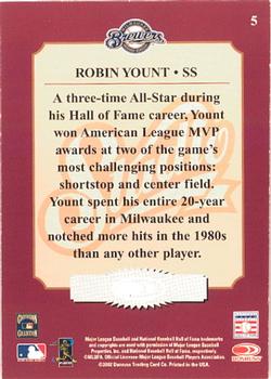2002 All-Star FanFest #5 Robin Yount Back