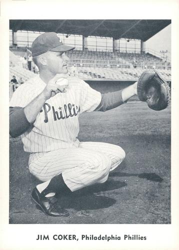 1960 Jay Publishing Philadelphia Phillies Set A #NNO Jim Coker Front