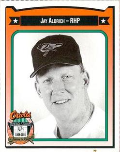 1991 Crown/Coca-Cola Baltimore Orioles #6 Jay Aldrich Front