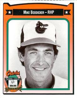 1991 Crown/Coca-Cola Baltimore Orioles #39 Mike Boddicker Front