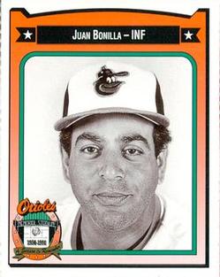 1991 Crown/Coca-Cola Baltimore Orioles #40 Juan Bonilla Front