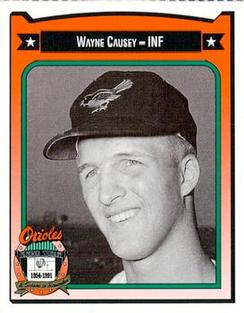 1991 Crown/Coca-Cola Baltimore Orioles #72 Wayne Causey Front