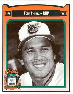 1991 Crown/Coca-Cola Baltimore Orioles #75 Tony Chevez Front