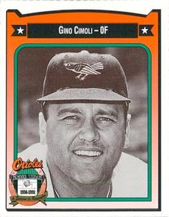 1991 Crown/Coca-Cola Baltimore Orioles #77 Gino Cimoli Front