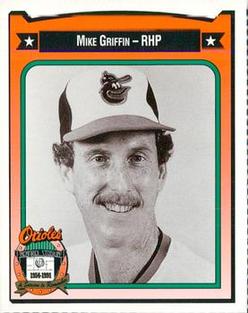 1991 Crown/Coca-Cola Baltimore Orioles #166 Mike Griffin Front