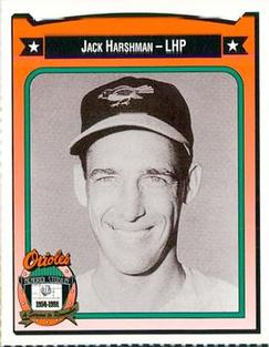 1991 Crown/Coca-Cola Baltimore Orioles #184 Jack Harshman Front