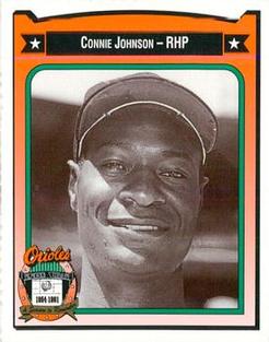 1991 Crown/Coca-Cola Baltimore Orioles #222 Connie Johnson Front