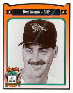 1991 Crown/Coca-Cola Baltimore Orioles #224 Dave Johnson Front