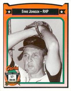 1991 Crown/Coca-Cola Baltimore Orioles #228 Ernie Johnson Front