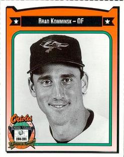 1991 Crown/Coca-Cola Baltimore Orioles #246 Brad Komminsk Front