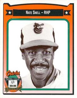 1991 Crown/Coca-Cola Baltimore Orioles #430 Nate Snell Front