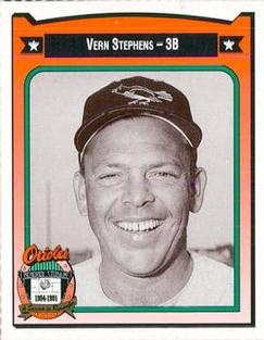 1991 Crown/Coca-Cola Baltimore Orioles #437 Vern Stephens Front