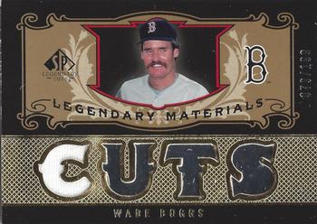 2007 SP Legendary Cuts - Legendary Materials #LM-WB2 Wade Boggs Front