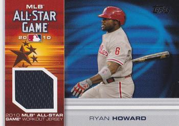 2010 Topps Update - All-Star Stitches #AS-RHO Ryan Howard Front