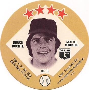 1978 Big T/Tastee-Freez Discs #25 Bruce Bochte Front