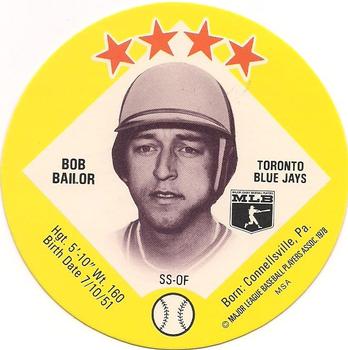 1978 Big T/Tastee-Freez Discs #26 Bob Bailor Front