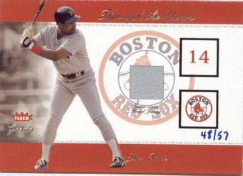 2005 Fleer National Pastime - Buyback Game Used #NNO Jim Rice Front