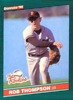 1986 Donruss The Rookies #39 Robby Thompson Front