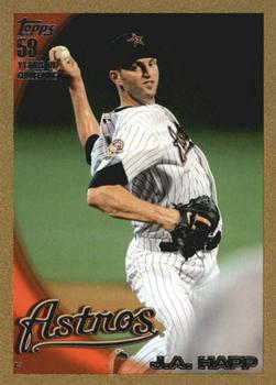 2010 Topps Update - Gold #US-121 J.A. Happ Front