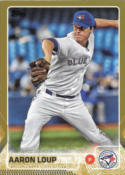 2015 Topps - Gold #369 Aaron Loup Front