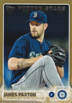 2015 Topps - Gold #385 James Paxton Front