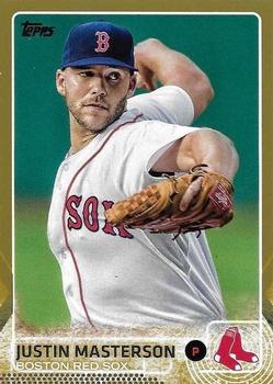 2015 Topps - Gold #433 Justin Masterson Front