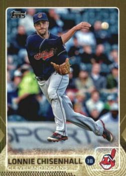2015 Topps - Gold #68 Lonnie Chisenhall Front