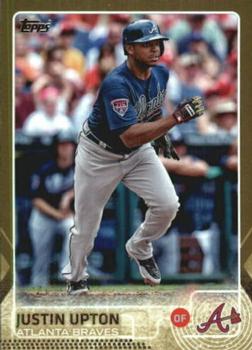 2015 Topps - Gold #69 Justin Upton Front