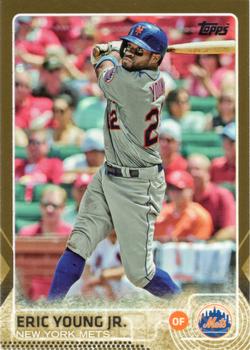 2015 Topps - Gold #199 Eric Young Jr. Front