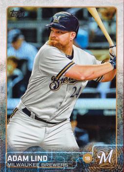 2015 Topps - Rainbow Foil #455 Adam Lind Front