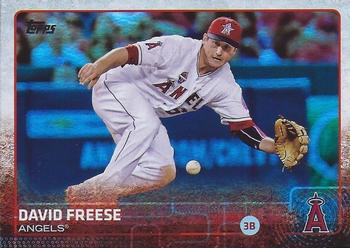2015 Topps - Rainbow Foil #610 David Freese Front