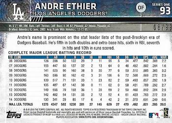 2015 Topps - Snow Camo #93 Andre Ethier Back