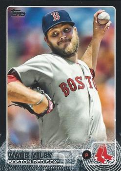 2015 Topps - Black #601 Wade Miley Front